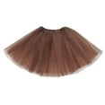 thumbnail image 2 of Women Adult 3 Layers Mesh Tulle Skirt Long Dress Princess Party Skirt Girls Ballet Pettiskirt Tutu Dance Skirt, 2 of 4