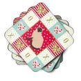 thumbnail image 2 of Siamese Traditional Cat Love Foam Coaster Set of 4, 2 of 4