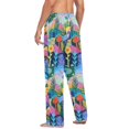 thumbnail image 3 of FORMRS Mens Pajama Pants with Pockets Sleepwear Lounge Bottoms Sizes S-2XL, Art Plants, 3 of 7