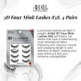 thumbnail image 2 of Ardell 3D Faux Mink Lashes 858 4 Pairs, 2 of 3