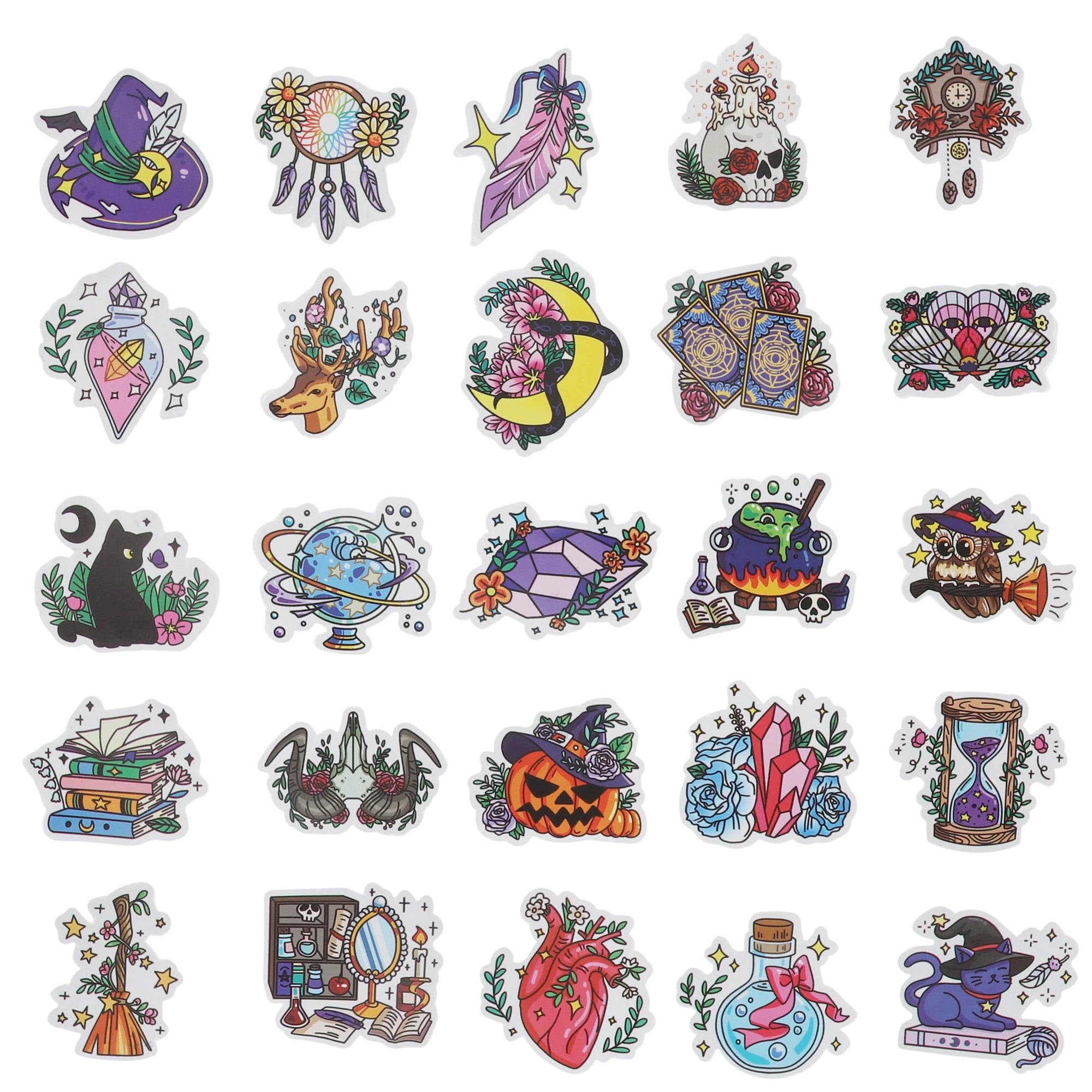 Unique Bargains Waterproof Reading Stickers for Laptop Scrapbook Magic