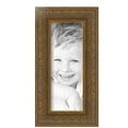 thumbnail image 2 of ArtToFrames 5" x 13" Wide Gold with Green Tones Picture Frame, 5x13 inch Gold Wood Poster Frame (WOM-5078), 3 Pack, 2 of 6