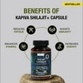 thumbnail image 3 of Kapiva Shilajit Capsules – 120 Count | 60 Days Supply |  Himalayan Shilajit with Ashwagandha, Turmeric, Tribulus & Coffee | Energy, Stamina & Testosterone Support, 3 of 9