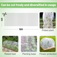 thumbnail image 5 of Glaciersei Ultra Fine Garden Netting- Sturdy Garden Screen Mesh, 4ft x 10ft Plant Row Cover Net to Keep Small Animals Out, Bird Barrier for Raised Bed Greenhouse Vegetables Fruits Flowers Protection, 5 of 5