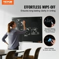 thumbnail image 2 of VEVOR Magnetic Glass Whiteboard, Dry Erase Board 36"x24", Wall-Mounted Large White Glassboard Frameless, with Marker Tray, an Eraser and 2 Markers, Black, 2 of 9
