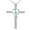 Sky Blue, variant on Soumake Casual Pendant Necklace Cross Design Comfortable to Wear Ornaments Unisex Handsome Necklace for Vacation