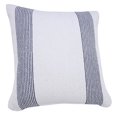thumbnail image 3 of Laddha Home Designs Handwoven Geometric Striped Cotton Throw Pillow Cover - 20" - Blue and White, 3 of 9