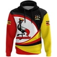thumbnail image 5 of Sudadera con capucha con estampado 3D de la bandera de Uganda para hombre, ropa africana, ropa deportiva informal, jerseys de calle, 5 of 5