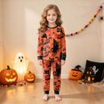 thumbnail image 6 of KPOPLK Girls Pajamas Skeleton Ghost Print Outfit 2 Piece Long Sleeve Top and Pant Outfit Set Cotton Sleepwear Halloween Jammies 2t 3t 4t 5t 6t 7t 8t Size 8-9 Years, 6 of 9