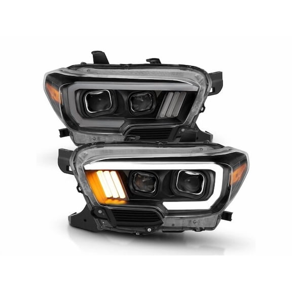 Headlight Set - Compatible with 2016 - 2023 Toyota Tacoma 2017 2018 2019 2020 2021 2022