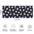 thumbnail image 3 of Pioneer Flower Floral Print Pattern Bathroom Rugs Mat, Non Slip Microfiber Bathroom Rug with Rubber Backing, Soft Mats for Bathroom Floor Tub Shower, 24"x60", 3 of 5