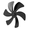 thumbnail image 4 of Aspas de ventilador de estufa de 6 aspas de aleación de aluminio que mejoran la circulación del aire caliente. Aspas de ventilador de estufa de repuesto para ventilador de chimenea, color negro., 4 of 14