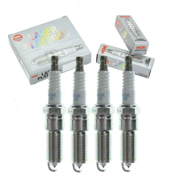4 pc NGK Laser Platinum Spark Plugs compatible with Dodge Caravan 2.4L L4 2001-2007