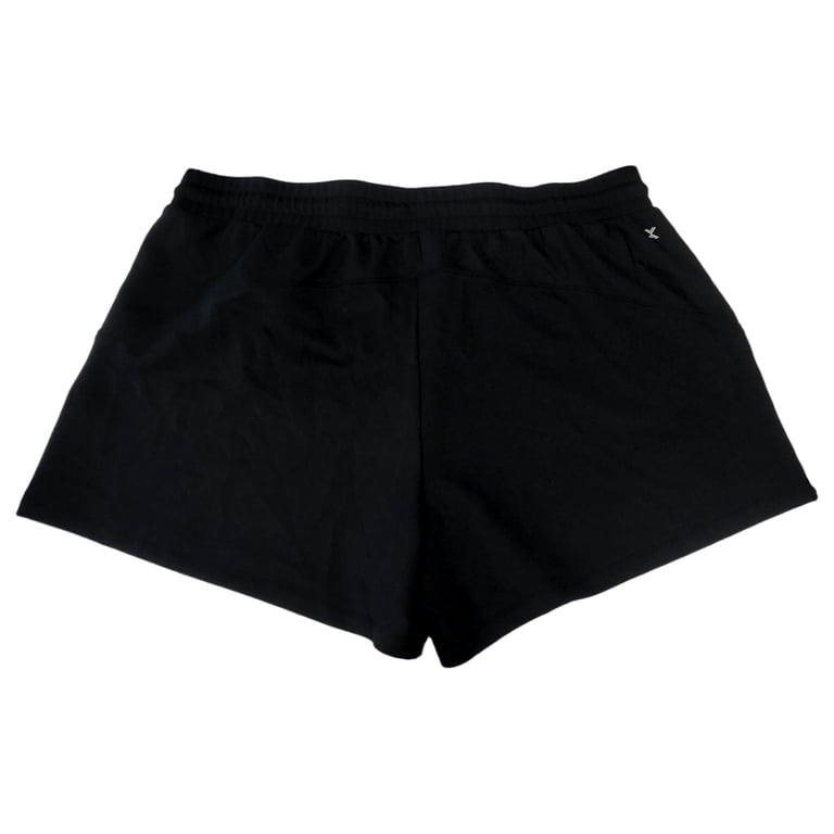 Xersion Womens Black Elastic Waist Athletic Scuba Shorts 5