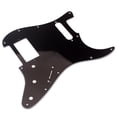 thumbnail image 3 of Plaque de Protection pour Guitare pour Pièces Strat HS Simple Humbucker 3 Plis Noir, 3 of 3