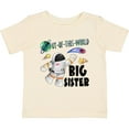 thumbnail image 3 of Inktastic Out of This World Big Sister Astronaut in Space Girls Baby T-Shirt, 3 of 5
