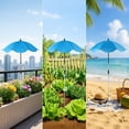 thumbnail image 6 of Plants Sun Shade Umbrella for Outdoor Plants Adjustable 25.6 Inch Canopy Cover for Potted Planters Garden Bed - Telescopic Pole with Ground Insert, Polyester Shade Cover for Vegetables Flowers, 6 of 6