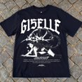 thumbnail image 4 of Retro Aespas GISELLE Lemonade Graphic T-Shirt, Vintage Music Theme Casual Tee, 4 of 7