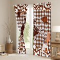 thumbnail image 3 of Feelyou Cowgirl Cowboy Blackout Curtains Set of 2 (52x84 Each), Retro Boho Window Curtains, 3 of 6