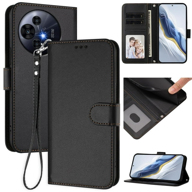 GANGXUN Wallet Case for TCL 50 NxtPaper 5G – Magnetic Closure, RFID Blocking, Wrist Strap, Wireless Charging Compatible