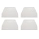 thumbnail image 1 of 4piezas 19 cm x 12.5cm Raspador Espatula Herramienta de Decoracion Plano Plastico Blanco para Pastel, 1 of 5