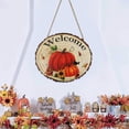 thumbnail image 3 of Leutsin Fall Ornament Welcome Sign Decorative Vintage Wall Hanging Home Garden, 3 of 6
