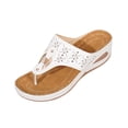 thumbnail image 2 of Lovskoo Platform Flip Flops for Women, Arch Support Cushion Thong Sandals, Thick Sole Pillow Slippers, Non-Slip Summer Beach Shoes, 2 of 6