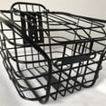thumbnail image 2 of Bicycle Front Basket Iron Bike Front Basket Electromobile Hanging Basket Bicycle Front Basket Iron Black Large Capacity Multifunctional Electromobile Basket With Cover Cycling, 2 of 5