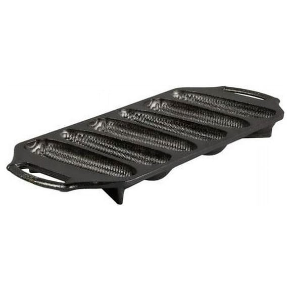 6 x 14.13 in. Corn Bread Pan Black