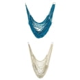 thumbnail image 1 of DOLITY 2-piece Child Mesh Net Swing Seat Hammock Chair Camping Hanging Rope Patio, 1 of 9