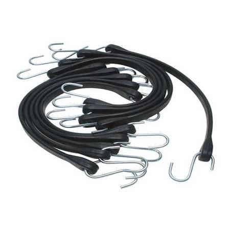 

Bungee Strap Assrtmnt Black 31 L PK10