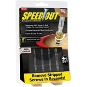 Ontel SpeedOut Damaged Screw Extractor & Bolt Extractor Set