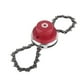 thumbnail image 3 of Cabezal de cadena para desmalezado, repuesto de cabezal de cadena para cortacésped, accesorios para cortacésped, juntas dobles rojas, 65Mn, 3 of 5
