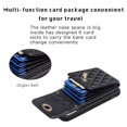 thumbnail image 3 of Dteck Wallet Case for iPhone 15 Plus, Cute Luxury Bag Design, Elegant Purse Flip Card Pouch Cover Soft PU Leather Case with Shoulder Strap,Black, 3 of 6