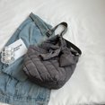 thumbnail image 2 of Bolso bandolera informal para mujer con Bolso acolchado con lazo Bolso de viaje diario para mujer, 2 of 8