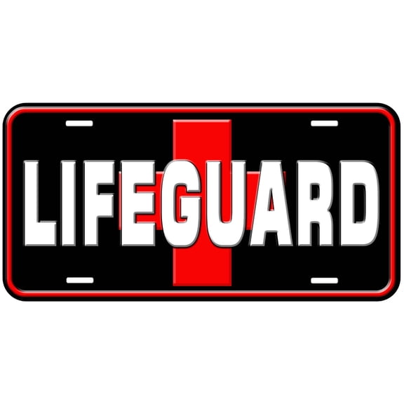 Lifeguard TAG03 Novelty Car Auto License Plate