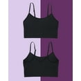 thumbnail image 2 of Fruit of the Loom Girls Seamless Longline Bra & Matching Boyshort Panty Set 2 Pack, 2 of 4