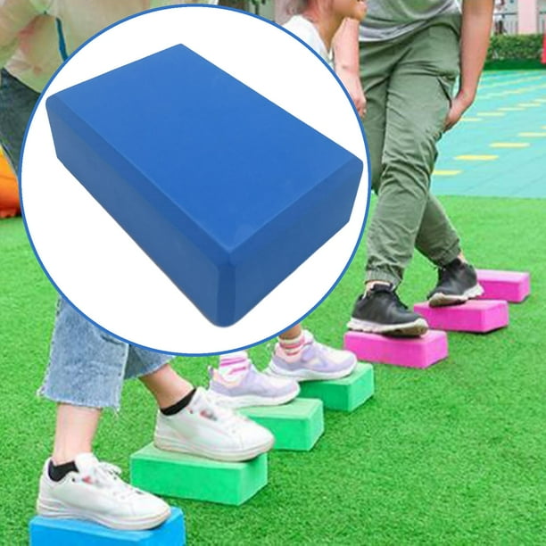 Balance Stepping Stone Yoga Bricks Juego de coordinación de de obstáculos para edades de 3 4 5 6 7 8 años en adelante , azul oscuro Hugo Escalón