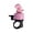 Pink, variant on CSStudio Cute 3D Dinosaur Kids Bike Bell Loud Metal Handlebar Bicycle Horn Universal Fit for Toddler Scooter Tricycle Balance Bike