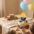 thumbnail image 4 of Construction Cake Topper, Construction Birthday Candle -Digger Birthday Candles Numbers，Birthday Candles，Yellow & Blue Construction Party Decorations,Excavator Birthday Decorations, Digger Number 0, 4 of 5