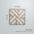 thumbnail image 3 of Ekena Millwork 11 3/8"W x 11 3/8"H x 1/4"T Small Killeen Decorative Fretwork Wood Wall Panels, Alder, 3 of 18