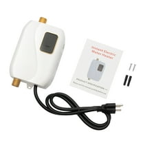 3000W Mini Electric Water Heater, Under Sink Instant Water Heater with 3.44ft Power Cord for Kitchen 110V