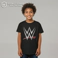 thumbnail image 2 of Boy's WWE Chrome Logo Graphic Tee Black Large, 2 of 10
