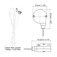 thumbnail image 2 of Uxcell Ceiling Fan Switch 3 Speed 4 Wire ZE208S E89885 Pull Chain Switch Light Switch Replacement, Silver Chain 1 Set, 2 of 6