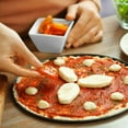 thumbnail image 5 of Non-Stick Pizza Tray For Oven, Crispy Crust Production Carbon Steel Construction Pizza Pan With Perforated Design And Pfoa-Free Non-Stick Finish, Grey 2-Piece Set, 5 of 5