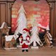 thumbnail image 3 of Feliz Navidad Santa Claus Muñeco De Peluche Adornos Escena Decoraciones Para El Hogar Mesa Chimenea Árbol De Navidad Decoración Regalo Noticed HA038500-00, 3 of 6