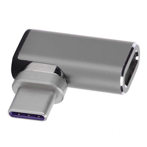 Adaptador USB C, Interfaz magnética conveniente Material de aleación de aluminio Tipo C Adaptador de carga, Teléfono móvil de viaje en el hogar para tableta portátil LHCER Descripción de la referencia