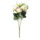 thumbnail image 1 of Flores falsas ramo de rosas artificiales arreglo floral DIY para decoración del hogar de boda champán, 1 of 8