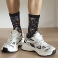 thumbnail image 6 of Disketp fall fox deer bird Unisex Crew Socks Lightweight Breathable Ventilation Ankle Socks, Mid-calf socks for Daily, 6 of 6
