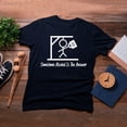 thumbnail image 4 of TotallyTorn Sometimes Alcohol Is The Answer Novelty Sarcastic Funny Mens Graphic T Shirts, 4 of 5